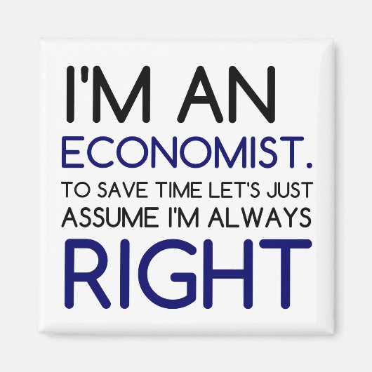 IK BEN EEN ECONOMIST MAGNEET (Voorkant)