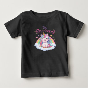 Ik ben een Een-hoorn Peuter Verjaardag Shirt
