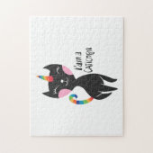 Ik ben een eenhoorn - Kies achtergrondkleur Legpuzzel (Verticaal)