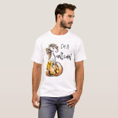 Ik ben een eenhoorn luie Halloween kostuum T-shirt (Voorkant volledig)
