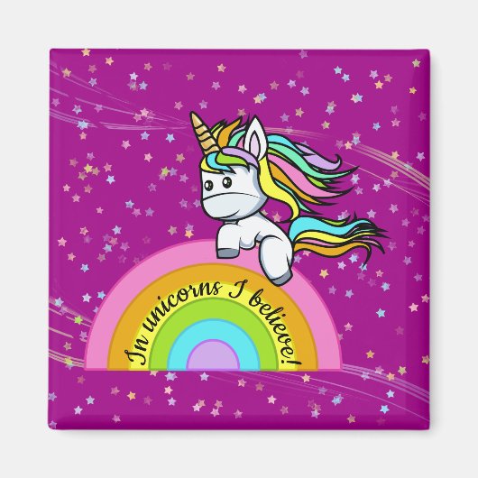 Ik ben een eenhoorn - Magnet (Voorkant)