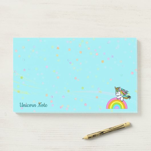Ik ben een eenhoorn - Post-It Notes (Op bureau)