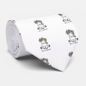 Ik ben een eenhoorn! stropdas (Opgerold)