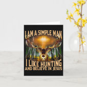 Ik ben een eenvoudig Man, ik hou van jagen en gelo Kaart (Gele Bloem)