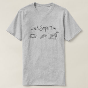 Ik ben een eenvoudig Man T-shirt