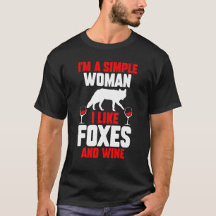 Ik ben een eenvoudige vrouw die ik leuk vind aan k t-shirt