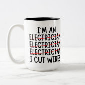 Ik ben een elektricien die ik Mok van twee-toon-ko (Links)