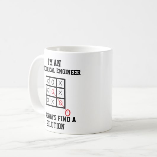Ik ben een elektrische ingenieur die ik altijd een koffiemok (Voorkant links)