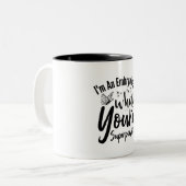 Ik ben een Embryoloog wat is je Superpower? Tweekleurige Koffiemok (Voorkant links)