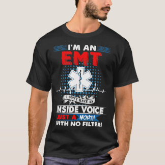 Ik ben een EMT dat ik geen stem in de mond heb. T-shirt