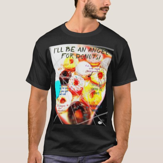 Ik ben een engel voor Donuts - HAMbWG T-Shirt (Voorkant)