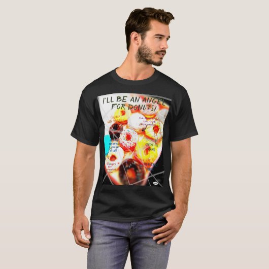 Ik ben een engel voor Donuts - HAMbWG T-Shirt (Voorkant volledig)