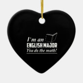 Ik ben een Engelse majoor Keramisch Ornament (Voorkant)