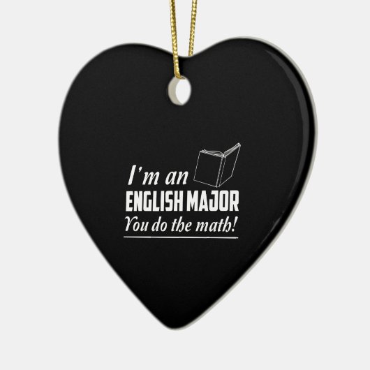 Ik ben een Engelse majoor Keramisch Ornament (Links)