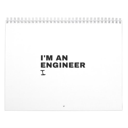 IK BEN EEN ENGINEER 1 KALENDER (Hoes)