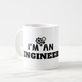 IK BEN EEN ENGINEER - KOFFIEMOK (Voorkant links)