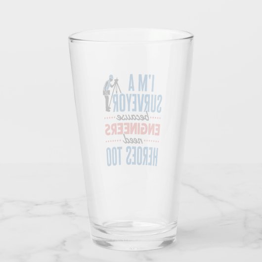Ik ben een enquête omdat ingenieurs ook helden nod glas (Achterkant)
