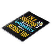 Ik ben een enquête omdat ingenieurs ook helden nod notitieboek (Linkerzijde)