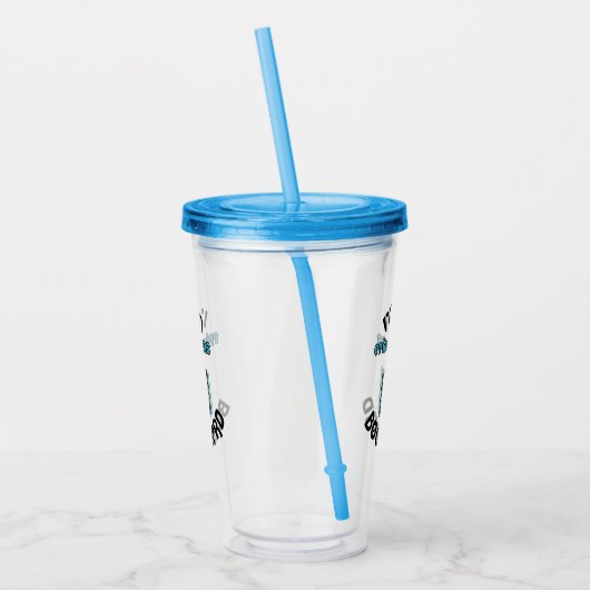 Ik ben een Erica Stevens Book Nerd Acryl Drinkbeker (Links)