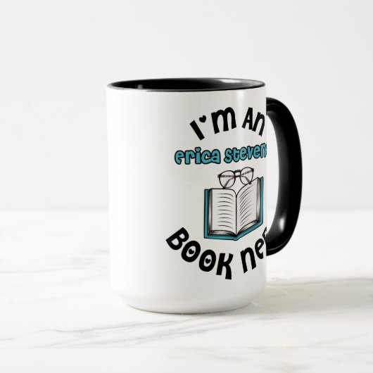 Ik ben een Erica Stevens Book Nerd Mok (Voorkant rechts)
