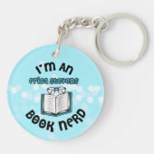 Ik ben een Erica Stevens Book Nerd Sleutelhanger (Achterkant)