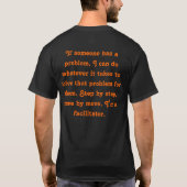 Ik ben een facilitator t-shirt (Achterkant)