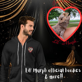 Ik ben een fan van Lil' Murph Bearded Dragon Hoodie