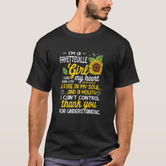 Ik ben een Fayetteville Girl... ik ben geboren met T-shirt