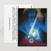 Ik ben een felle bevestiging briefkaart (Voorkant / Achterkant)