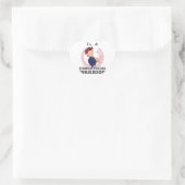 Ik ben een Fibromyalgia Warrior FM Awareness Gift  Hart Sticker (Tas)