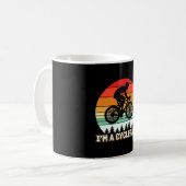 Ik ben een fietscyclus fiets Funny Koffiemok (Voorkant links)