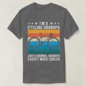 Ik ben een fietsende opa Funny Bicycle Lover Cycli T-shirt (Design voorkant)