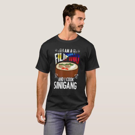 Ik ben een Filipijns Sinigang Pinoy soep Filipijns T-shirt (Voorkant volledig)