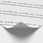 IK BEN EEN FILLE-NERFS — woordspeling Cadeaupapier (Hoek)