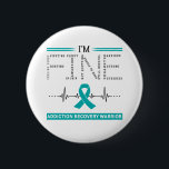 Ik ben een 'Fine Addiction Recovery Warrior' Ronde Button 5,7 Cm<br><div class="desc">Ik ben Fine Addiction Recovery Warrior Support Addiction Recovery Awareness Gifts</div>