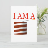 Ik ben een Firecracker Kaart (Staand voorkant)