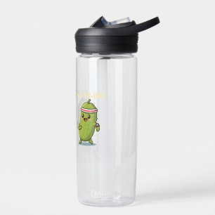 Ik ben een Fit-Dill! Grappig Fitnes Augurk Puns On Waterfles