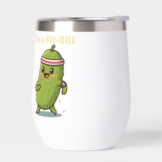 Ik ben een Fit-Dill! Grappig Fitness Augurk Stunte (Links)