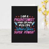Ik ben een flebotomist kaart (Gele Bloem)