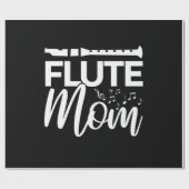 Ik ben een flute moeder cadeaupapier (Vlak)