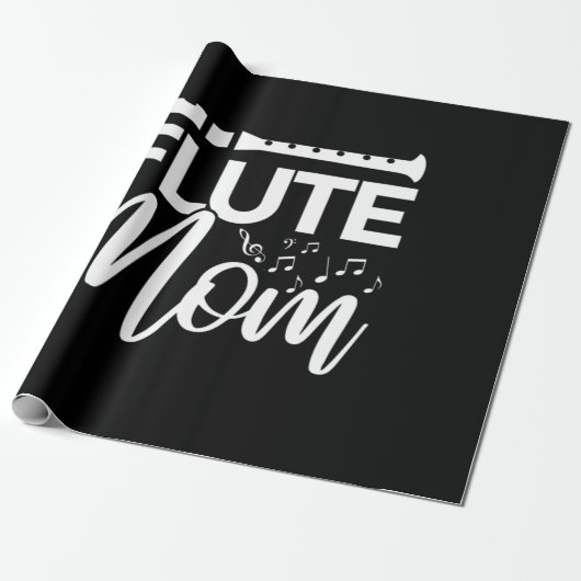 Ik ben een flute moeder cadeaupapier (Uitgerold)