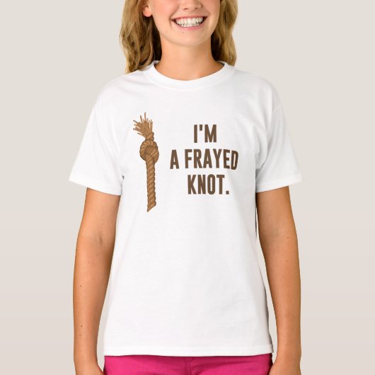 Ik ben een Frayed Knot T-shirt (Voorkant)
