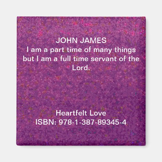 Ik ben een fulltime dienaar van de Heer. Magneet (Voorkant)