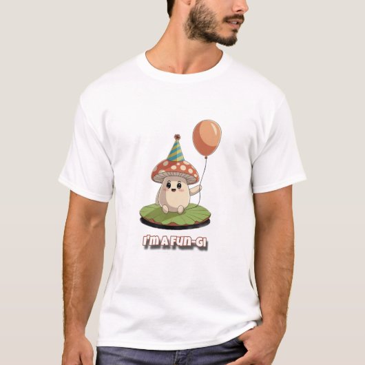 Ik ben een Fun-gi Cool Trend Vegan T-shirt (Voorkant)