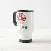 Ik ben een Fungi Fun Guy-paddenstoel Reisbeker (Voorkant links)