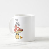 Ik ben een Fungi Funny Mushroom Pun Koffiemok (Voorkant links)