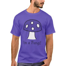 Ik ben een Fungi Paarse paddenstoel T-Shirt