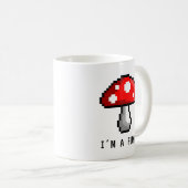 Ik ben een Fungi Pixel Mushroom Mok (Voorkant rechts)