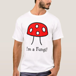 Ik ben een Fungi Red Mushroom T-Shirt