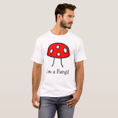 Ik ben een Fungi Red Mushroom T-Shirt (Voorkant volledig)